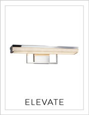 Elevate Bath Bar Light on White Background