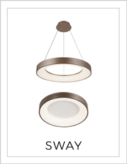 Sway Ceiling Light on White Background