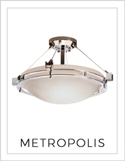 Metropolis Pendant Bowl Light on White Background