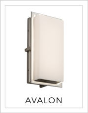 Avalon Wall Light on White Background