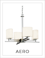 Aero Chandelier on White Background