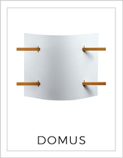 Domus Wall Light on White Background