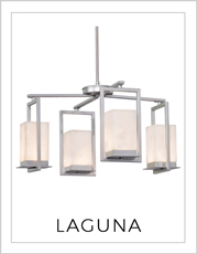 Laguna Chandelier on White Background