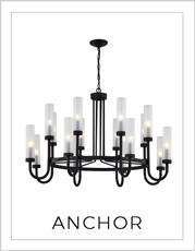 Anchor Chandelier on White Background